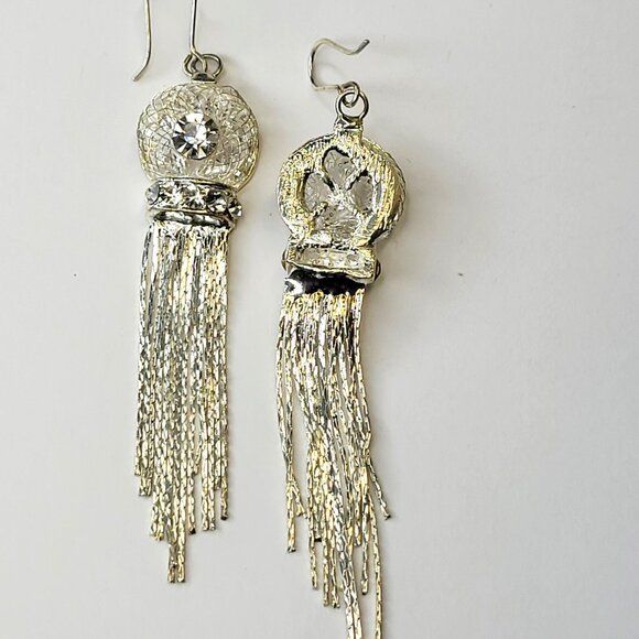 Boho Chic Dangle Fringe Tassel Earrings - Picture 12 of 15